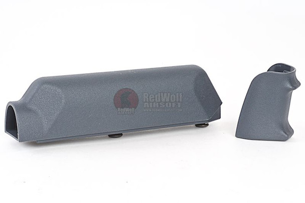 Ares Amoeba Striker Sniper Rifle Pistol Grip plus Cheek Pad - Grey