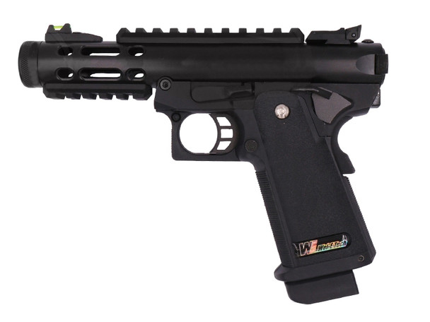 WE Galaxy Hi-Capa Series Gas Blowback Airsoft Pistol in Black