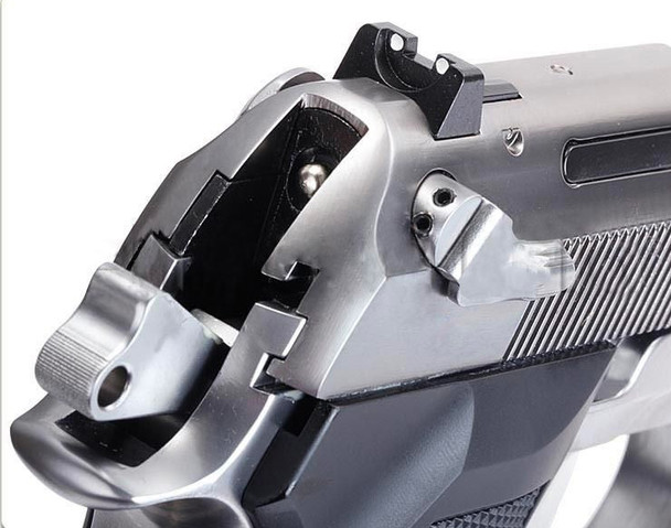 WE Tech M92 GEN 2 Gas Blowback Airsoft Pistol in Chrome/Silver