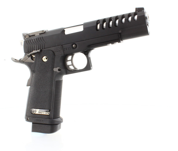 WE Tech H-Capa 5.1 K-Version Lightened Gas Blowback Airsoft Pistol in Black