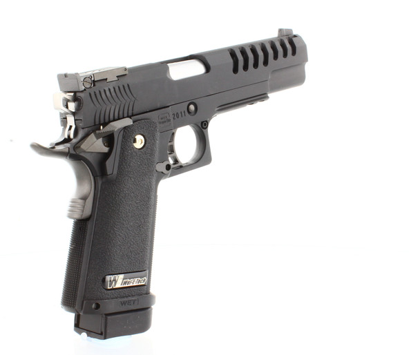 WE Tech H-Capa 5.1 K-Version Lightened Gas Blowback Airsoft Pistol in Black