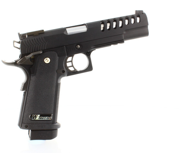 WE Tech H-Capa 5.1 K-Version Lightened Gas Blowback Airsoft Pistol in Black
