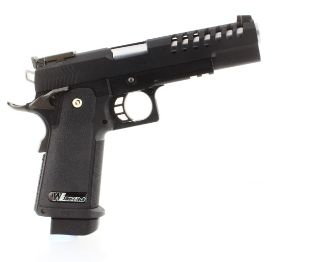 WE Tech H-Capa 5.1 K-Version Lightened Gas Blowback Airsoft Pistol in Black