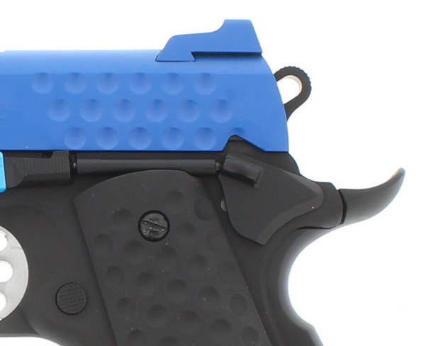 WE Tech KAC Knighthawk 1911 Gas Blowback Airsoft Pistol in Blue