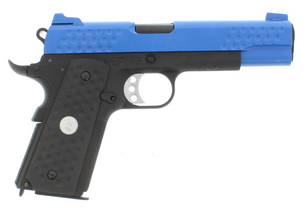 WE Tech KAC Knighthawk 1911 Gas Blowback Airsoft Pistol in Blue