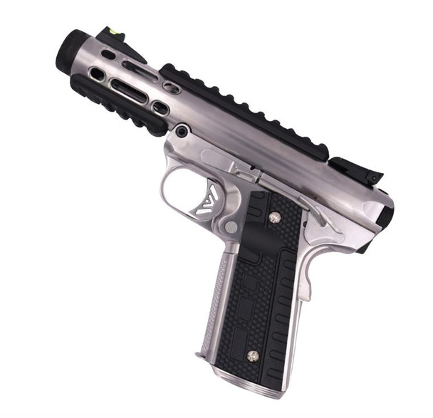 WE Tech GALAXY 1911 Series GBB Pistol in Silver