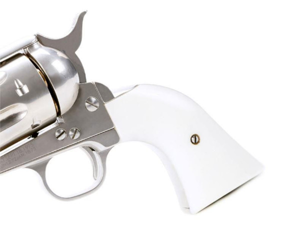 King Arms SAA .45 Peacemaker Airsoft Revolver in Silver (Long Ver)