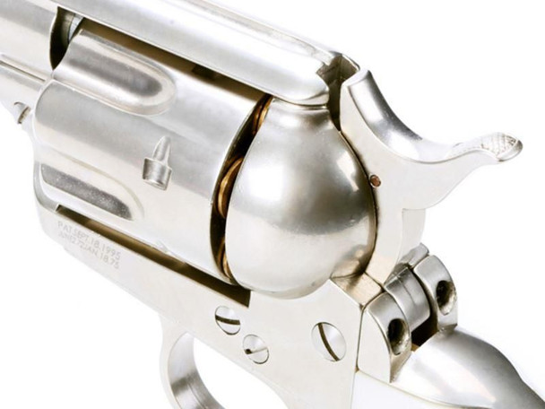 King Arms SAA .45 Peacemaker Airsoft Revolver in Silver (Long Ver)