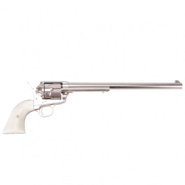 King Arms SAA .45 Peacemaker Airsoft Revolver in Silver (Long Ver)