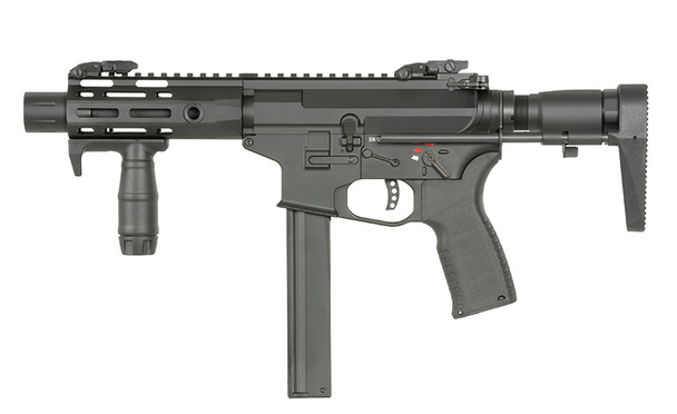 Cyma Platinum CM106 PDW AR15 AEG Airsoft Rifle in Black