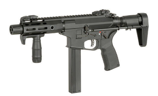 Cyma Platinum CM106 PDW AR15 AEG Airsoft Rifle in Black