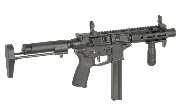 Cyma Platinum CM106 PDW AR15 AEG Airsoft Rifle in Black