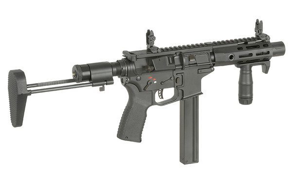 Cyma Platinum CM106 PDW AR15 AEG Airsoft Rifle in Black