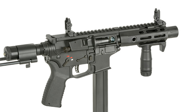 Cyma Platinum CM106 PDW AR15 AEG Airsoft Rifle in Black