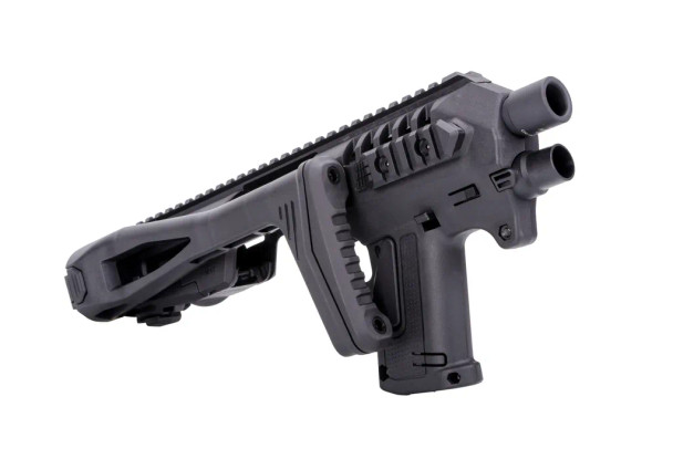 CAA Airsoft MICRO RONI G5 Pistol-Carbine Conversion for P320 M17 & M18 in Tactical Black