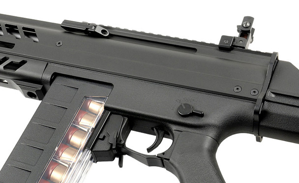 CYMA/EMG CM102 - SGR-12 Airsoft AEG Electric Tri-Shot Shotgun in Tactical Black