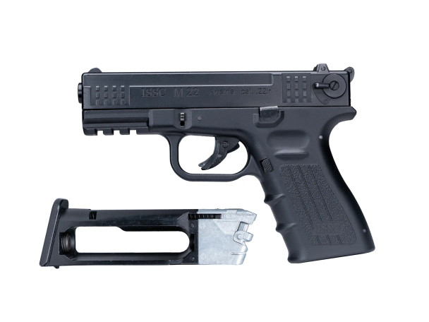 ASG ISSC M22 CO2 Blowback Airsoft Pistol in Tactical Black