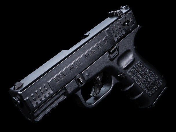 ASG ISSC M22 CO2 Blowback Airsoft Pistol in Tactical Black