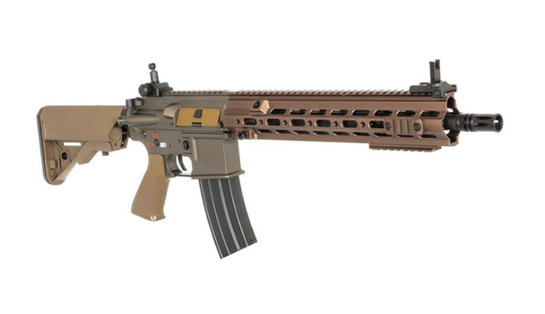 Double Bell M416 AEG Airsoft Rifle in Desert Tan