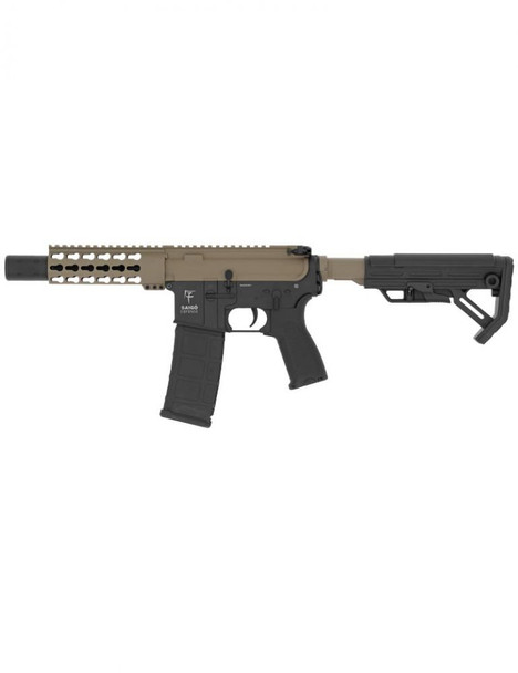 Saigo Defence KENJI Zero Fighter AEG Rifle Short Version in Black & Tan Saigo Defence KENJI Zero Fighter AEG Rifle Short Version in Black & Tan