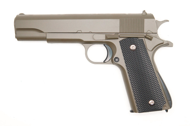 Galaxy G13 Full Metal Spring Powered Airsoft Pistol in Desert Tan