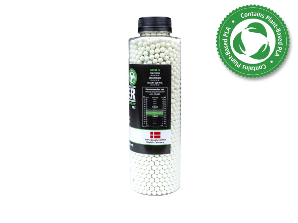 ASG Alpha Blaster Airsoft BB Pellets 3300 x 0.25g Green Tracers in Bottle