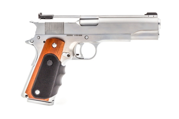 Vorsk VX-9 Agency Gas Blowback Airsoft Pistol with Silencer in Silver Vorsk VX-9 Agency Gas Blowback Airsoft Pistol with Silencer in Silver