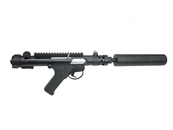 S&T Sterling MK7 Airsoft AEG SMG with Suppressor in Black