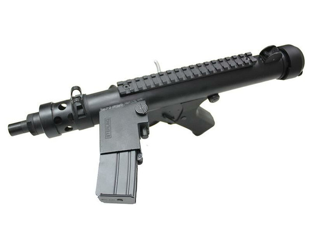 S&T Sterling MK7 Airsoft AEG SMG with Suppressor in Black