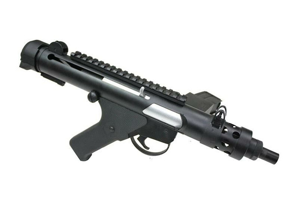 S&T Sterling MK7 Airsoft AEG SMG with Suppressor in Black