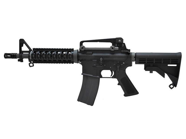 WE Tech M4A1 CQB Gen 3 Gas Blowback Airsoft Rifle in Tactical Black