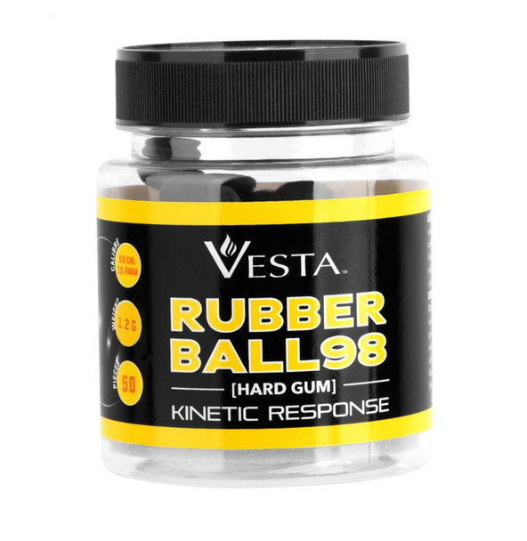 Vesta Rubber Ball Paintball 0.50 x 50pcs in Black