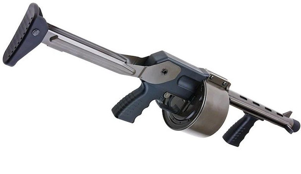 APS Striker-12 MK3 "Street Sweeper" Co2-Powered Airsoft Shotgun in Black