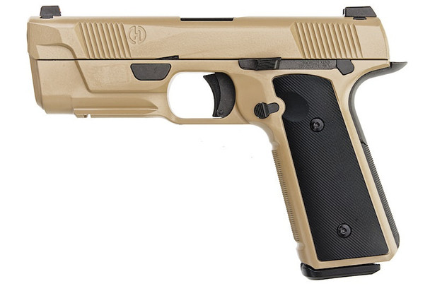 Armorer Works EMG / Hudson™ H9 Gas Blowback Airsoft Pistol in Tan
