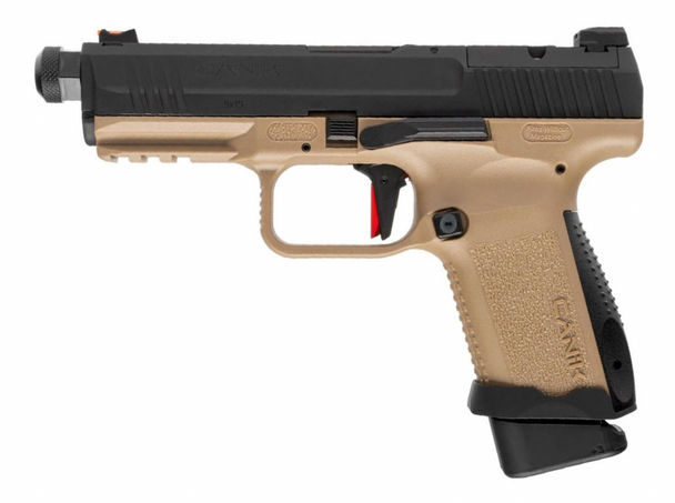 Cybergun CANiK TP9 Elite Combat Gas Blowback Airsoft Pistol in Dual Tone Tan