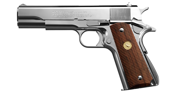 Tokyo Marui 1911 Mark IV Series '70 GBB Airsoft Pistol in Nickel