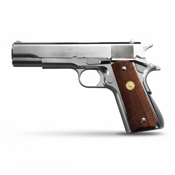 Tokyo Marui 1911 Mark IV Series '70 GBB Airsoft Pistol in Nickel