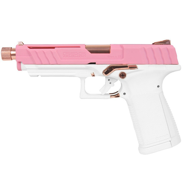 G&G Armament GTP9 Limited Edition Gas Blowback Airsoft Pistol in Pink & White