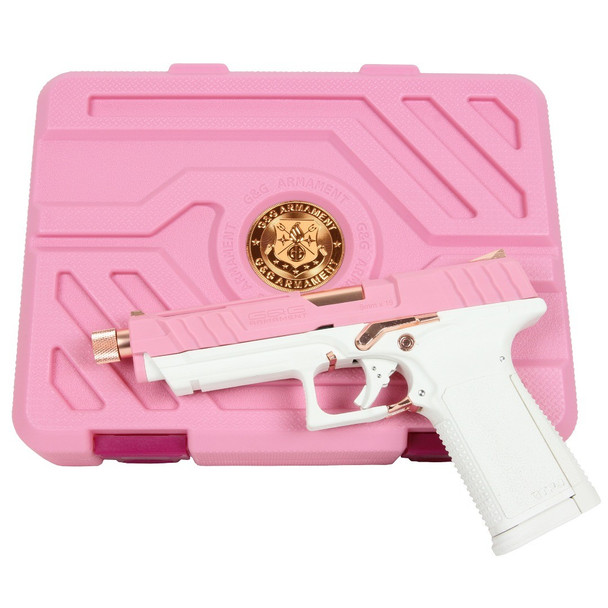 G&G Armament GTP9 Limited Edition Gas Blowback Airsoft Pistol in Pink & White