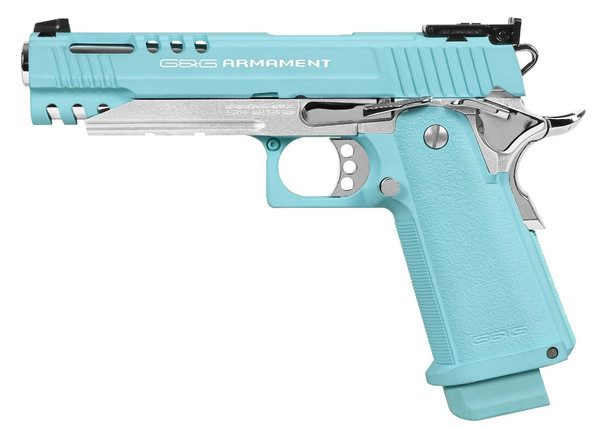 G&G Armament GPM1911 CP Gas Blowback Airsoft Pistol Limited Edition in Macaron Blue