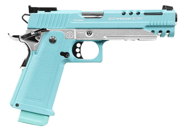 G&G Armament GPM1911 CP Gas Blowback Airsoft Pistol Limited Edition in Macaron Blue