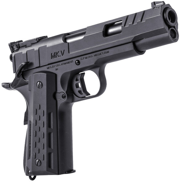 G&G Armament GX45 MkV (EU) Gas Blowback Airsoft Pistol in Black