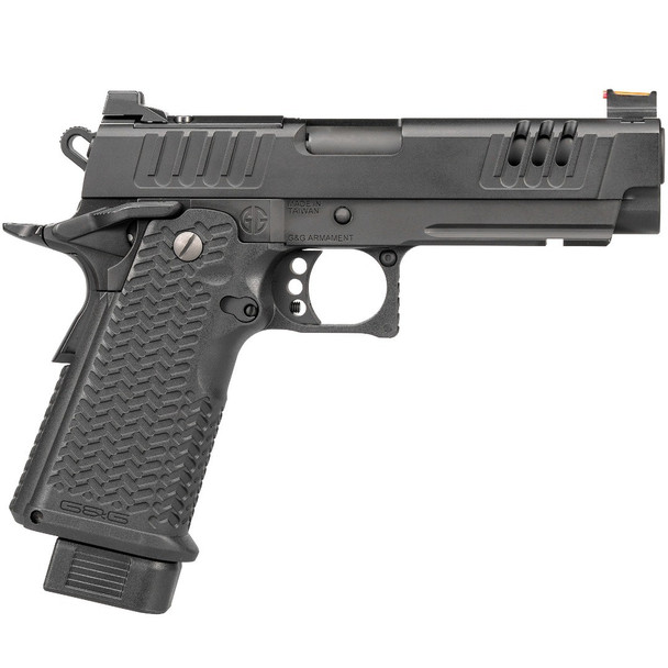 G&G Armament STP45 PRO 8" (EU) Gas Blowback Airsoft Pistol in Black