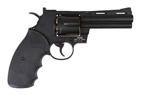 KWC PYTHON .357 - 4" inch Airsoft Revolver in Black