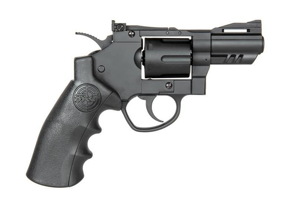 SRC TITAN 2.5" CO2 Powered Full Metal Airsoft Revolver in Black