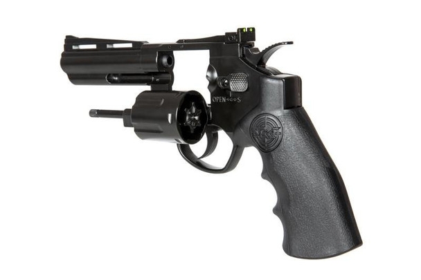 SRC TITAN 4" CO2 Powered Full Metal Airsoft Revolver in Black
