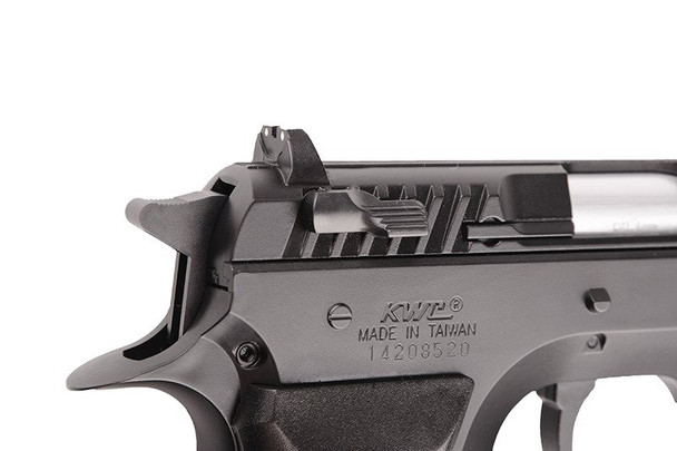 KWC Jericho 941 CO2 Non-Blowback Gas Airsoft Pistol in Black