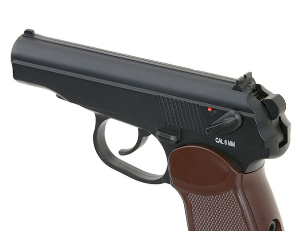 KWC PM Makarov MKV CO2 Blowback Airsoft Pistol in Black