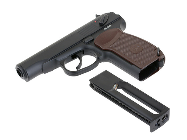 KWC PM Makarov MKV CO2 Blowback Airsoft Pistol in Black