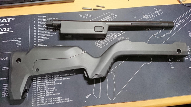 Ace 1 Arms x22 Take Down Gas Blowback Airsoft Rifle in Black